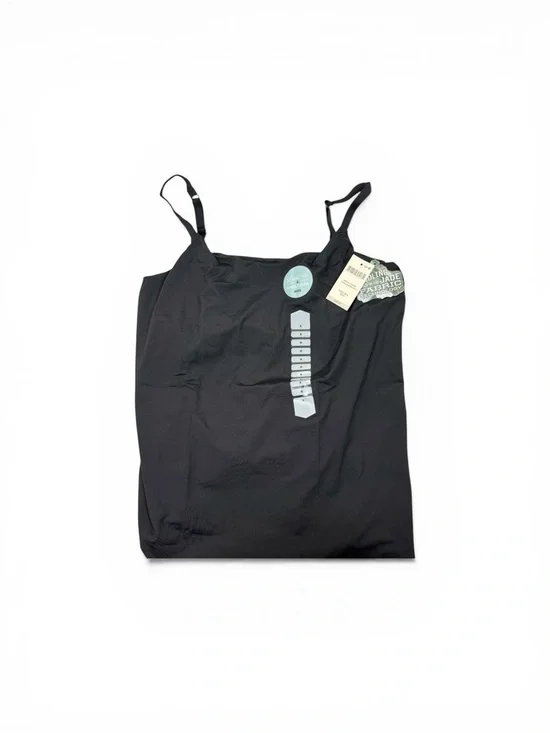 NWT Duluth Trading Co Black camisole Tank Top with built in bra Size large - Picture 1 of 9